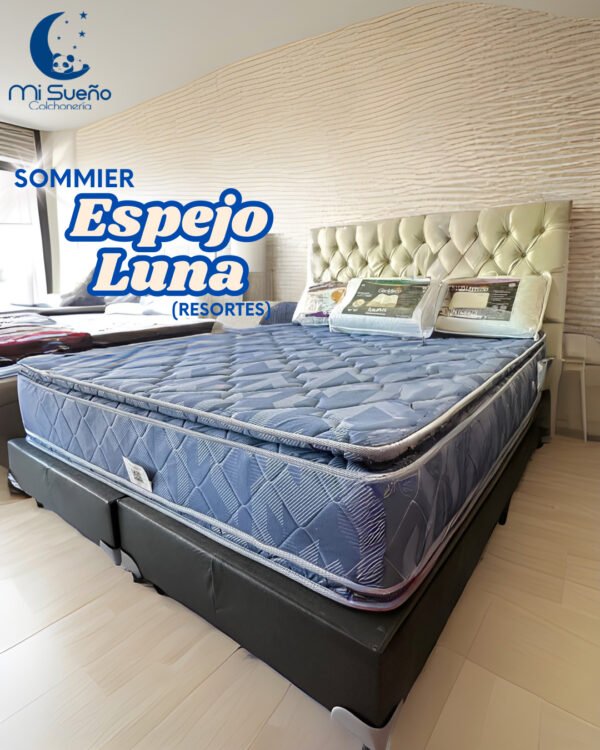 Sommier Espejo Luna (resorte)