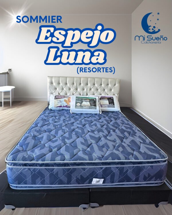 Sommier Espejo Luna (resorte)