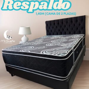 Respaldo tipo capitoné: 1,40m