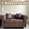 Sofá Chesterfield 2 cuerpos + 1 cuerpo