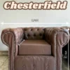 Sofá Chesterfield 2 cuerpos + 1 cuerpo