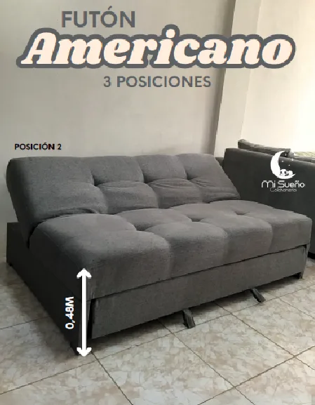 Futón Americano 3 posiciones