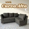 Sofá Curvo Alto