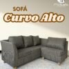 Sofá Curvo Alto