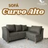 Sofá Curvo Alto