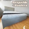 Respaldo + Baulera 1,80m