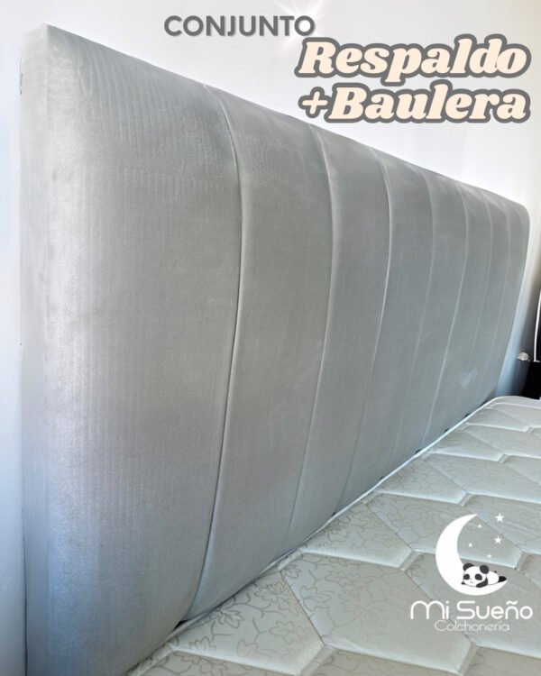 Respaldo + Baulera 1,80m
