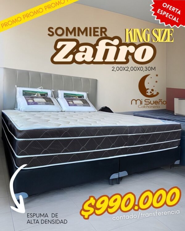 Conj. Sommier Maxiking KING SIZE